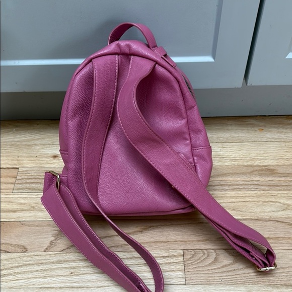 Betsey Johnson Backpack Pink Quilted Bow - Picture 3 of 7